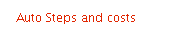 Auto Steps and costs